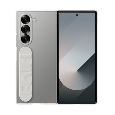 Samsung Case with Grip for Galaxy Z Fold6 - Clear